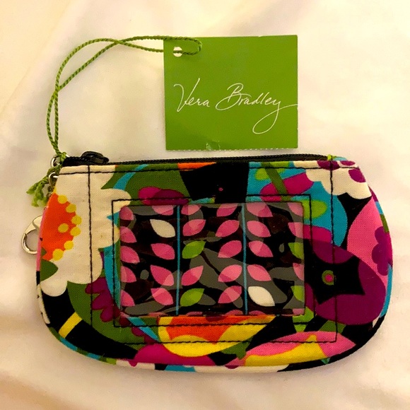 New with Tags! Vera Bradley Clip Zip ID Pouch - Picture 1 of 2